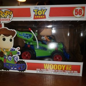 Disney toy story woody with rc funko pop